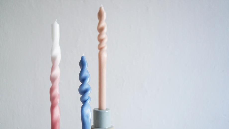 Kerzen drehen Anleitung: So könnt ihr Twisted Candles selber machen