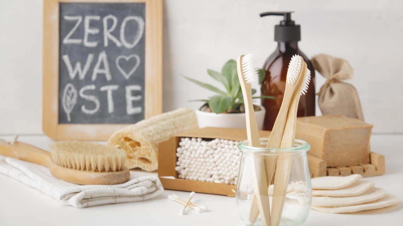 Zero Waste Badezimmer plastikfrei Zahnbürste