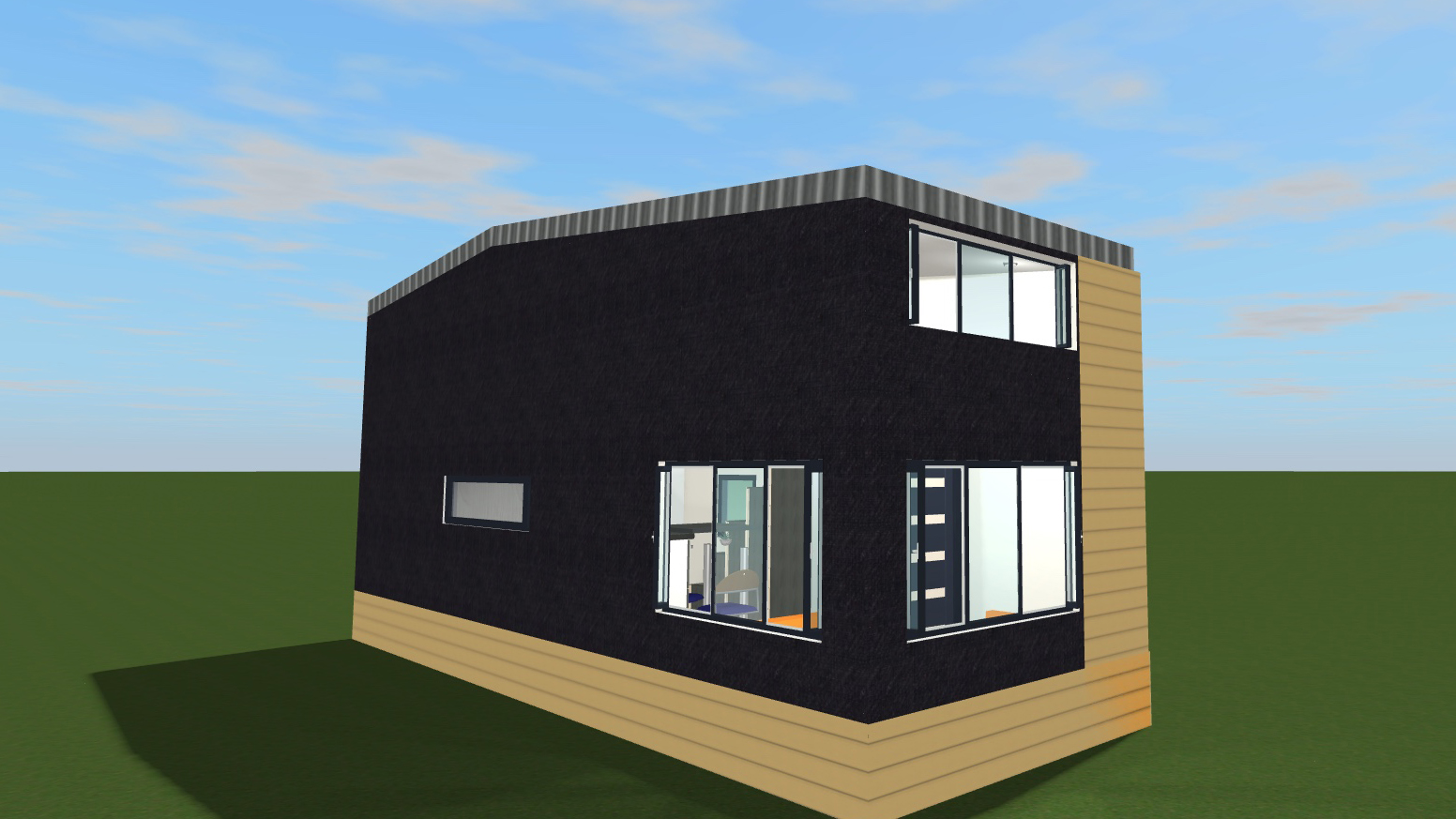 Visualisierung von Florian Dittmars Tiny House