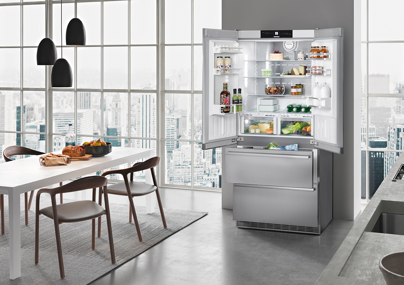 Trendiger Frenchdoor-Kühlschrank