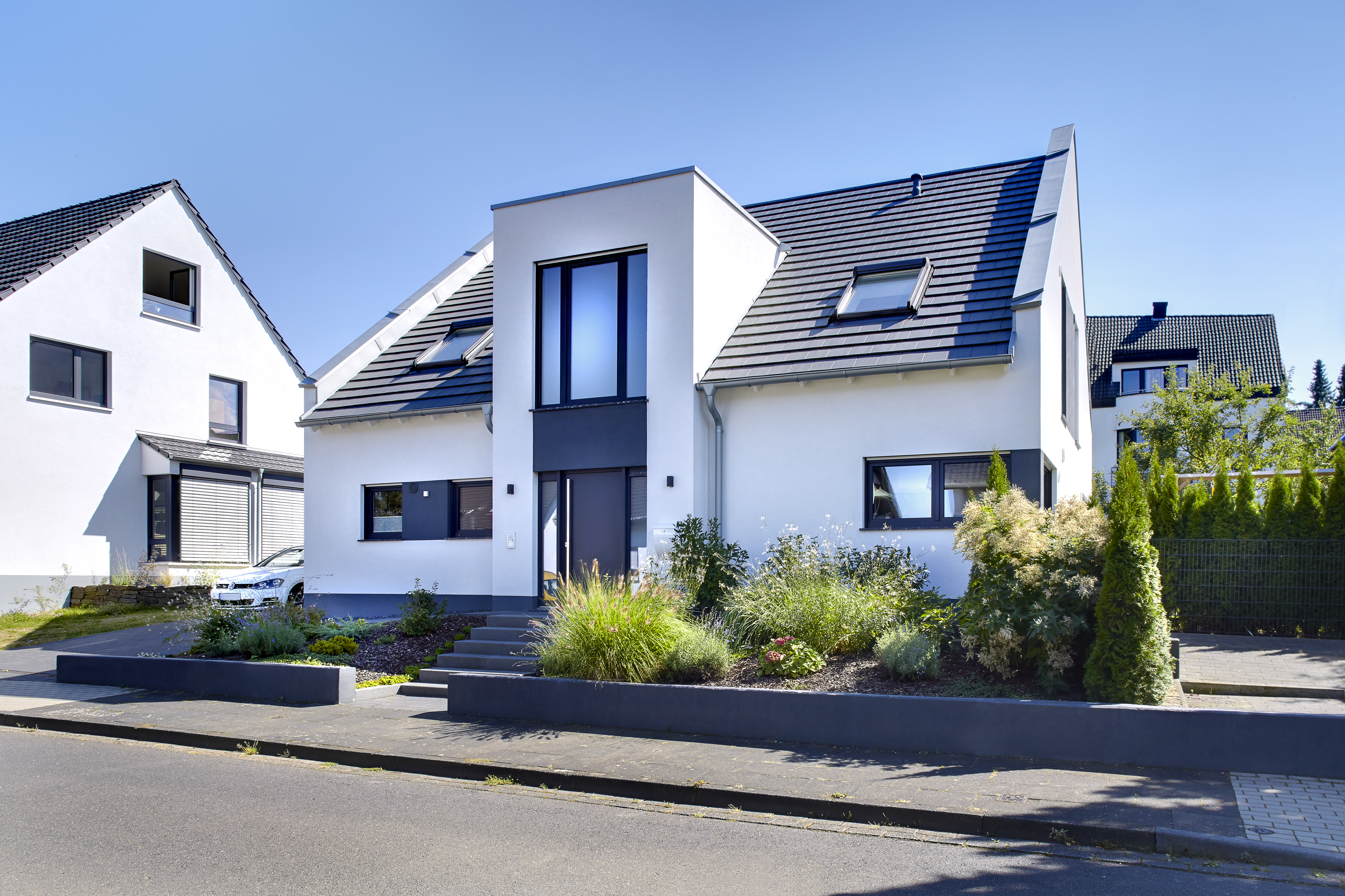 Fertighausmodell Individuelles Familienhaus der Firma Kern.