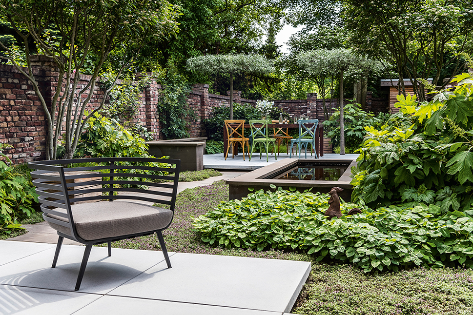 Platz 1 beim Wettbewerb "Gärten des Jahres": Ein Garten in Düsseldorf, gestaltet von Büro gartenplus – die gartenarchitekten.