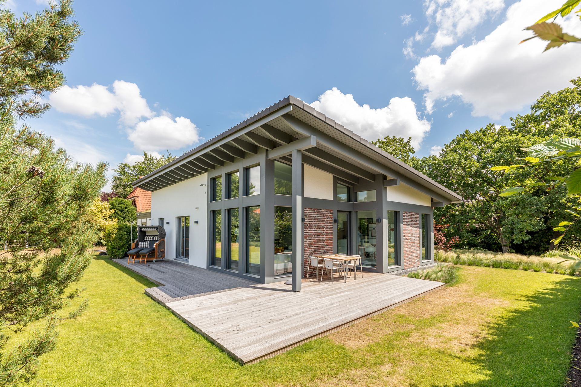 Fertighausmodell Midsommer mit Pultdach von Meisterstück-HAUS.