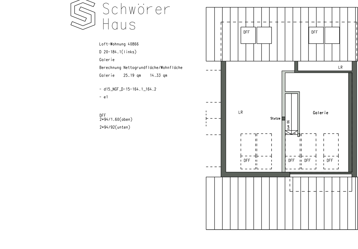 Grundriss Loft: Musterhaus Poing von SchwörerHaus.