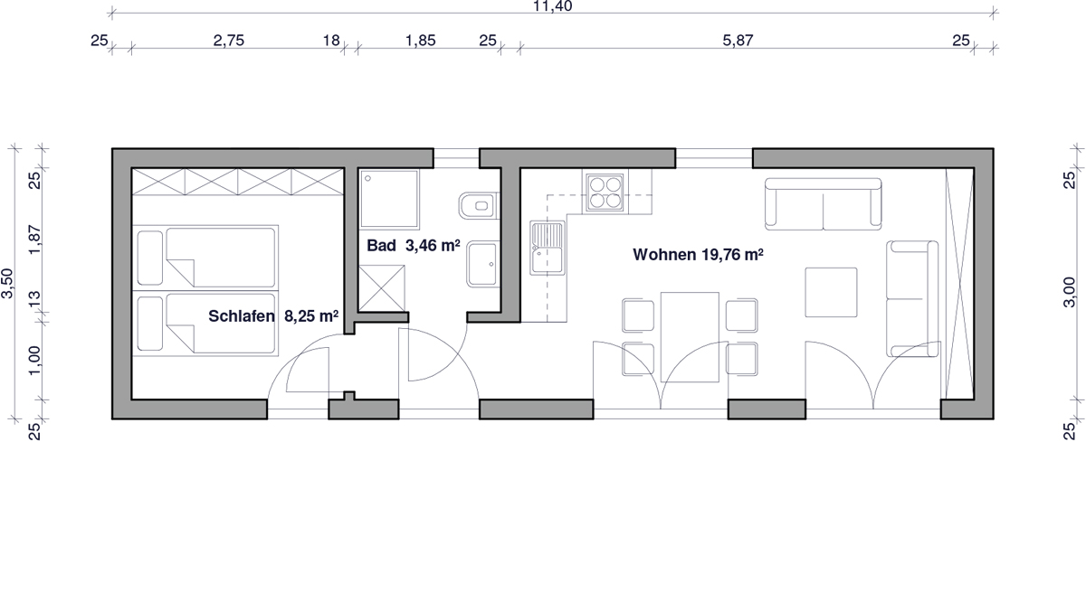TinyHouseGrundriss Beispiele für die Grundrissplanung fürs Minihaus TinyHouseGrundriss Beispiele für die Grundrissplanung fürs Minihaus