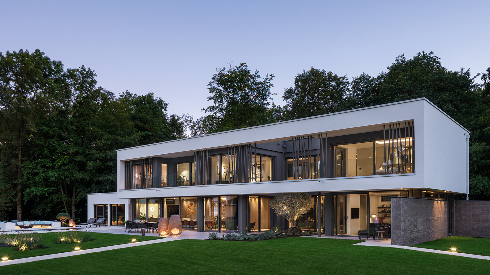 Fertighausmodell Architektenhaus in der World of Living von WeberHaus.