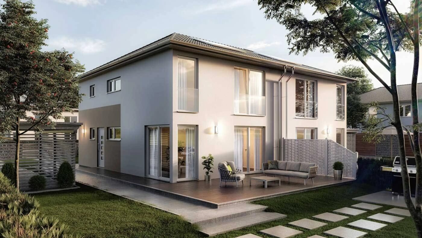 Doppelhaus Fertighaus Aura 136 von Town & Country Haus