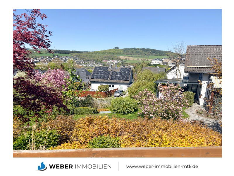 Blick auf das Grundstück