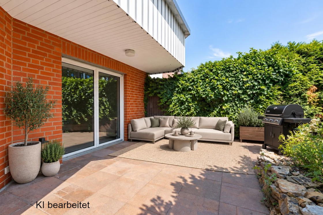 Terrasse staged