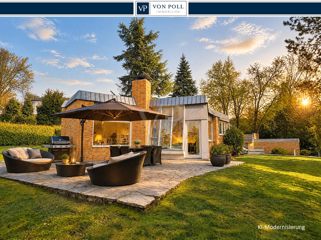 Terrasse I, Garten - KI-Modernisierung