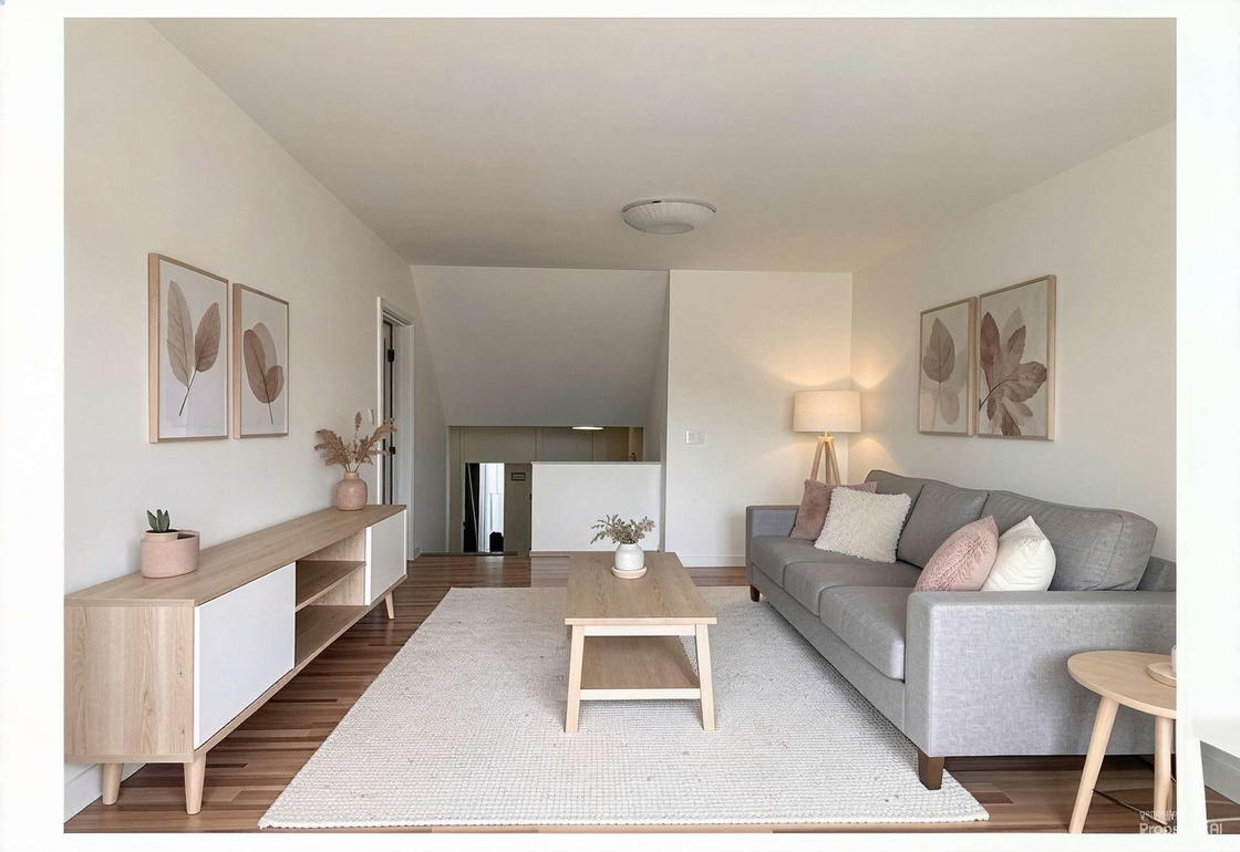 Wohnzimmer - (KI generiert) - Wohnzimmer, Skandinavisch - (KI generiert)