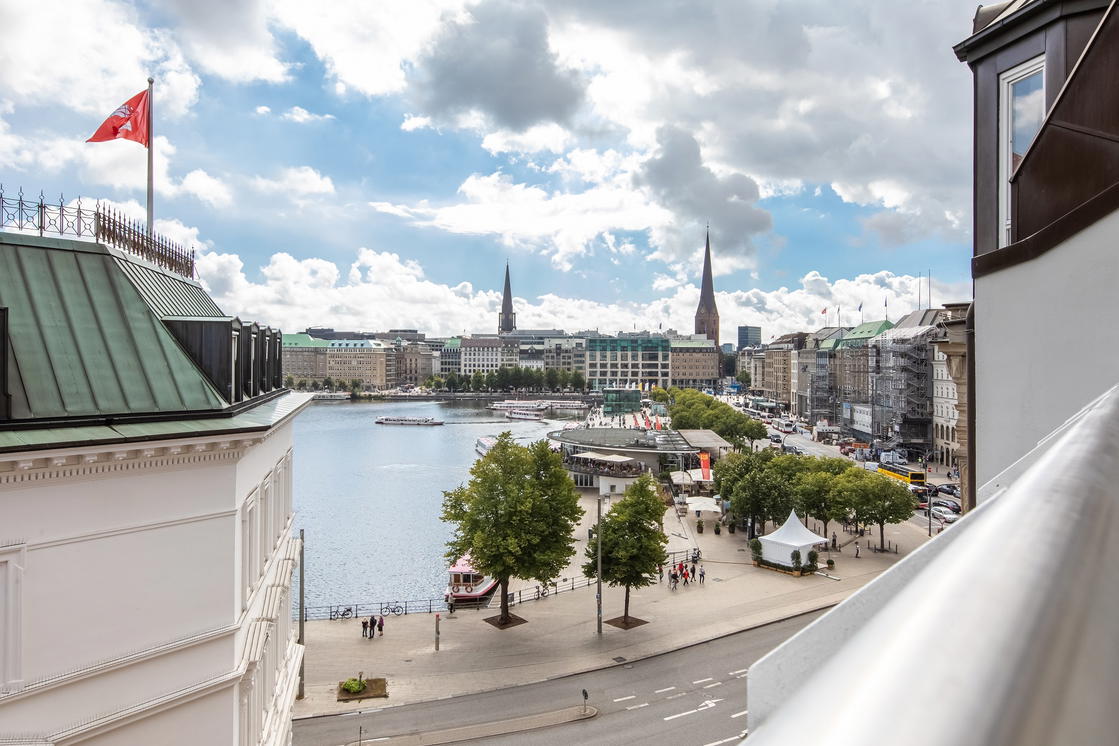 Blick auf die Alster