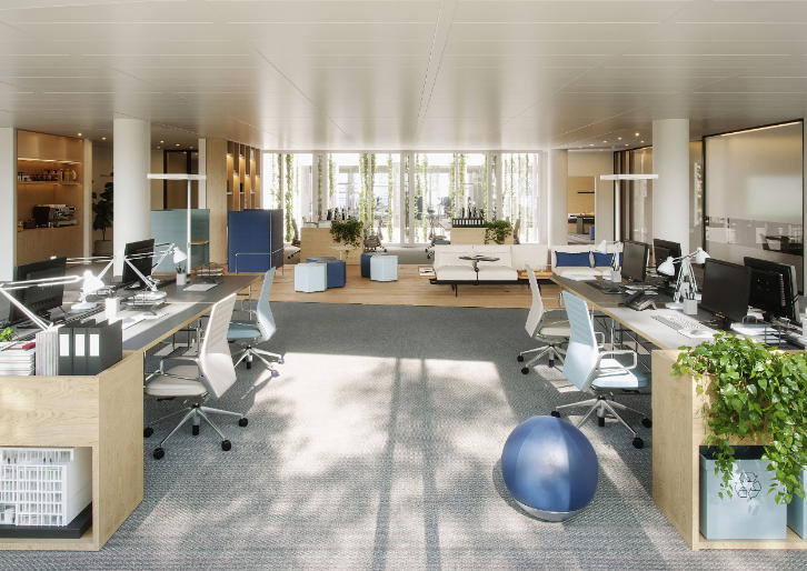 Open Space Arbeitsfläche