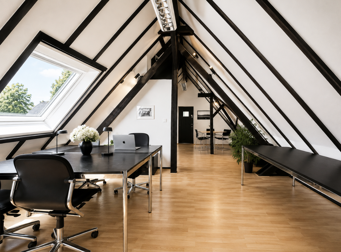 Boutique-Coworking im Dachwerk