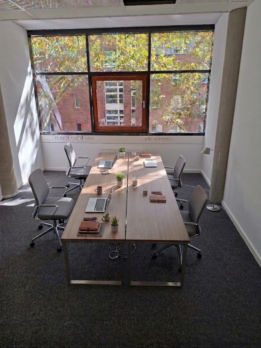 Einzelbüro Möbilierungsvorschlag