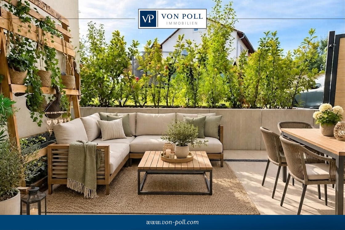 Terrasse visualisiert
