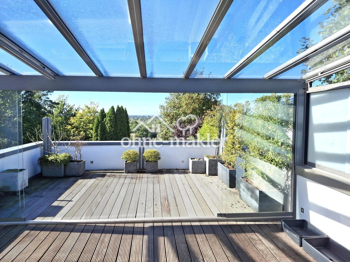 Blick aus dem Wintergarten