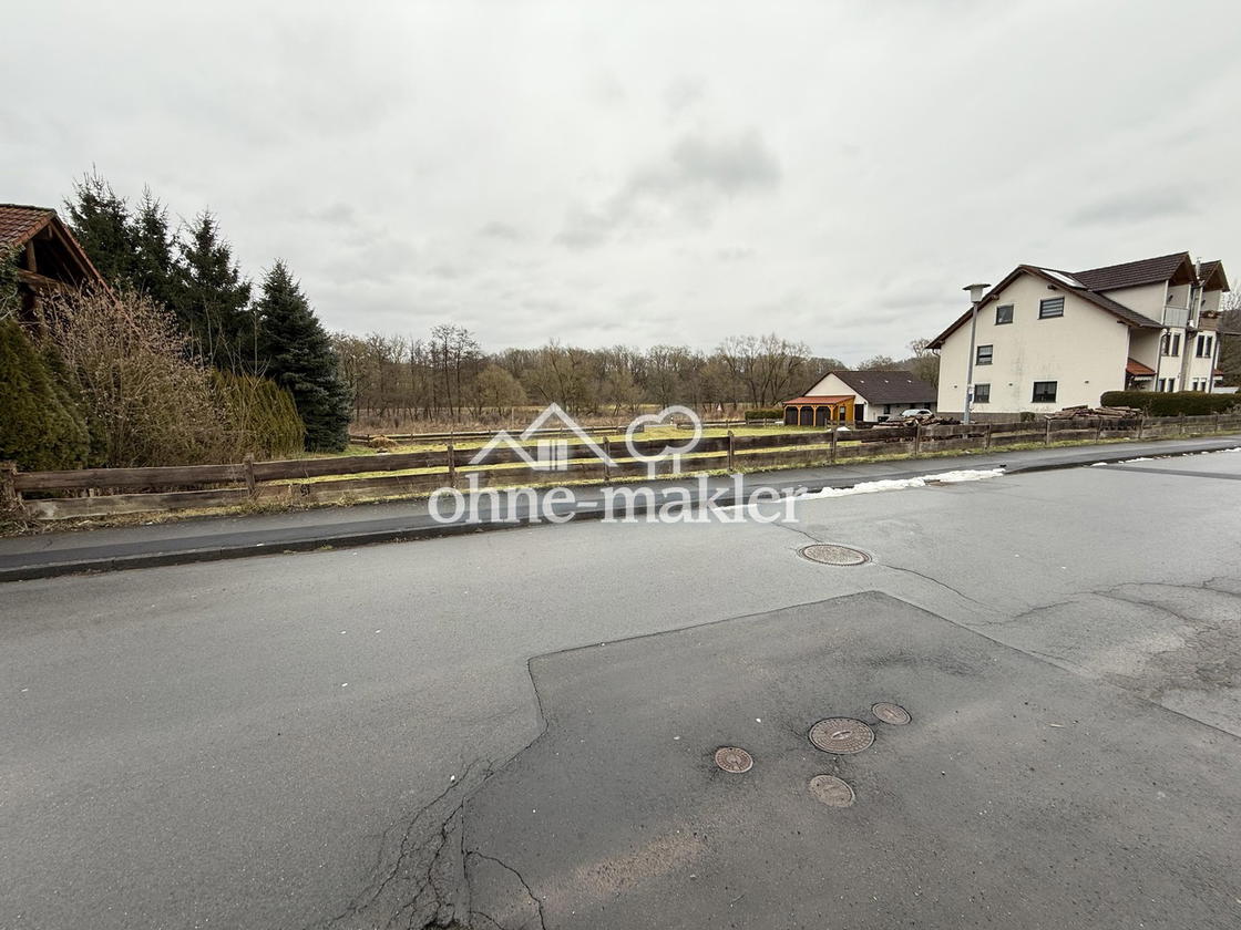 Blick auf die Grundstücke