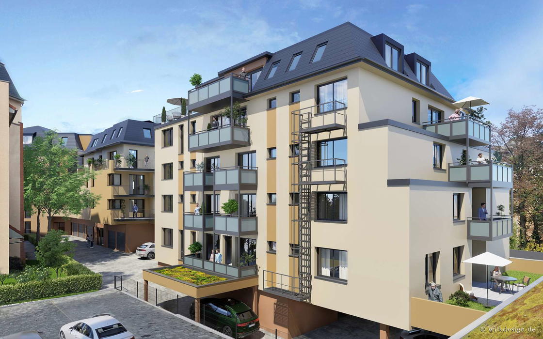 Visualisierung Gebäude 13b