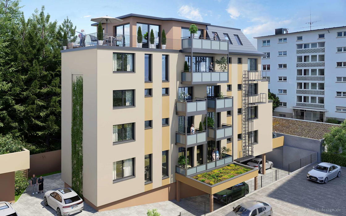 Visualisierung Gebäude 13b