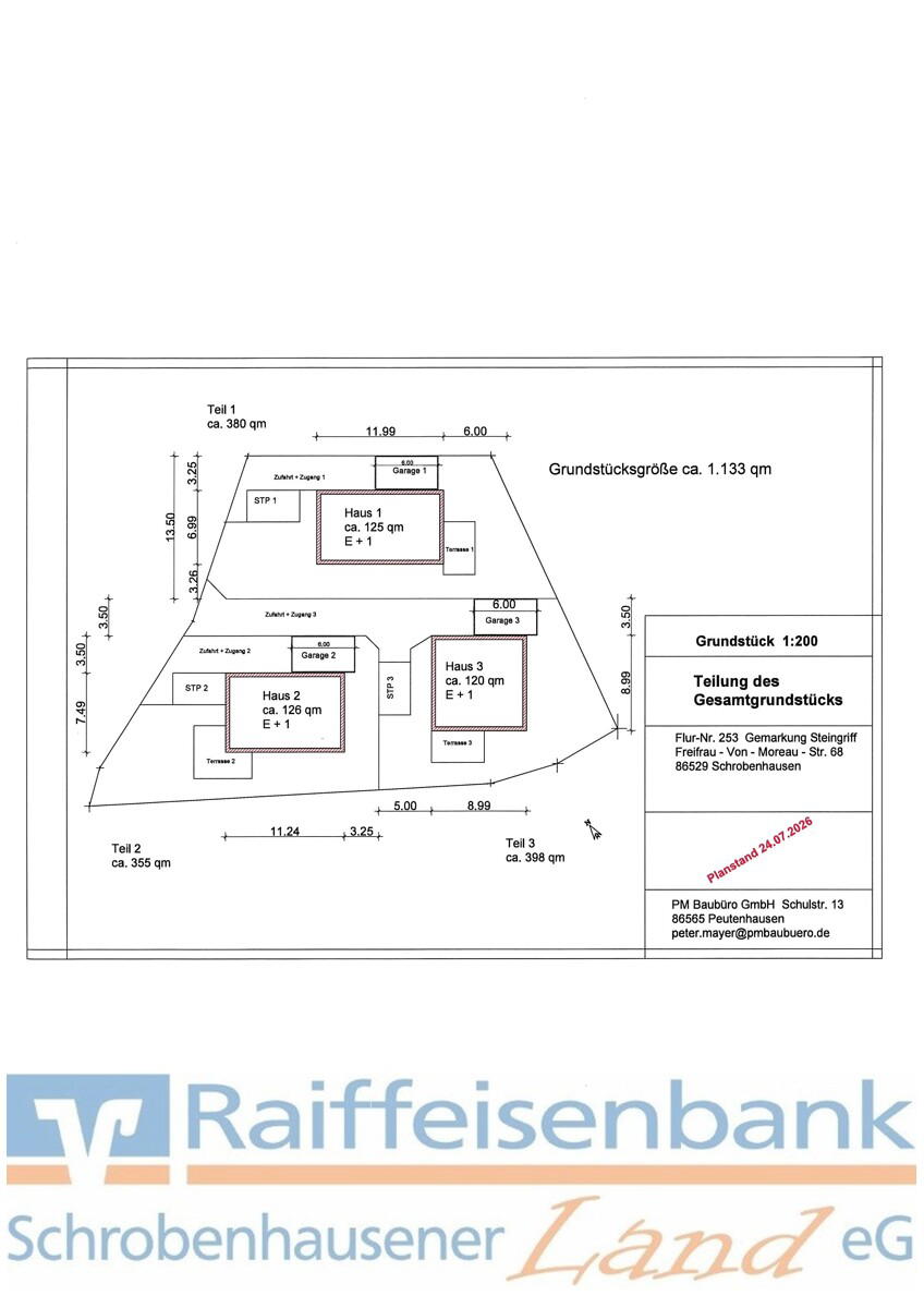 Lageplan 3-geteilt