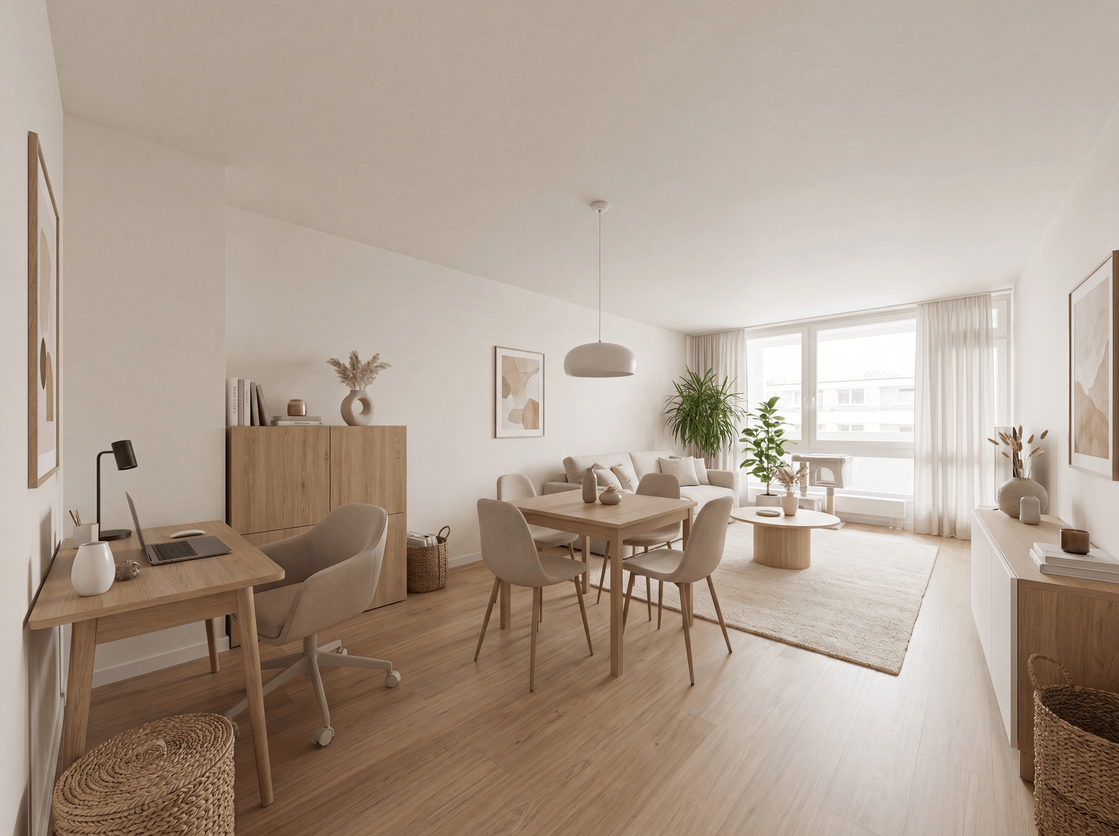 Wohnzimmer - Visualisierung