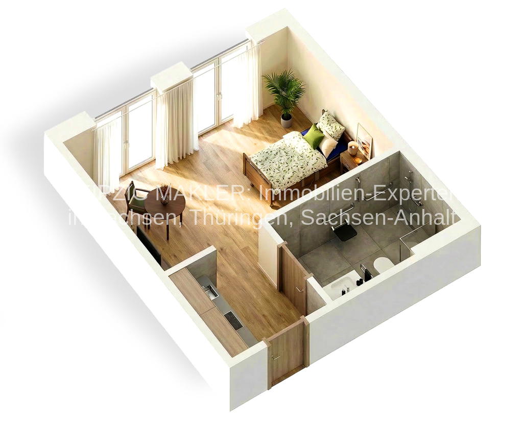 3D Grundrissbeispiel