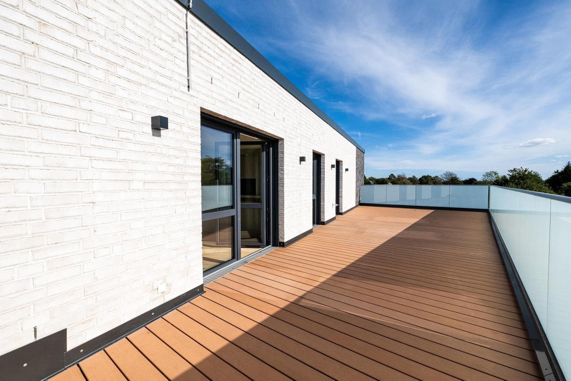 Außenansicht Dachterrasse
