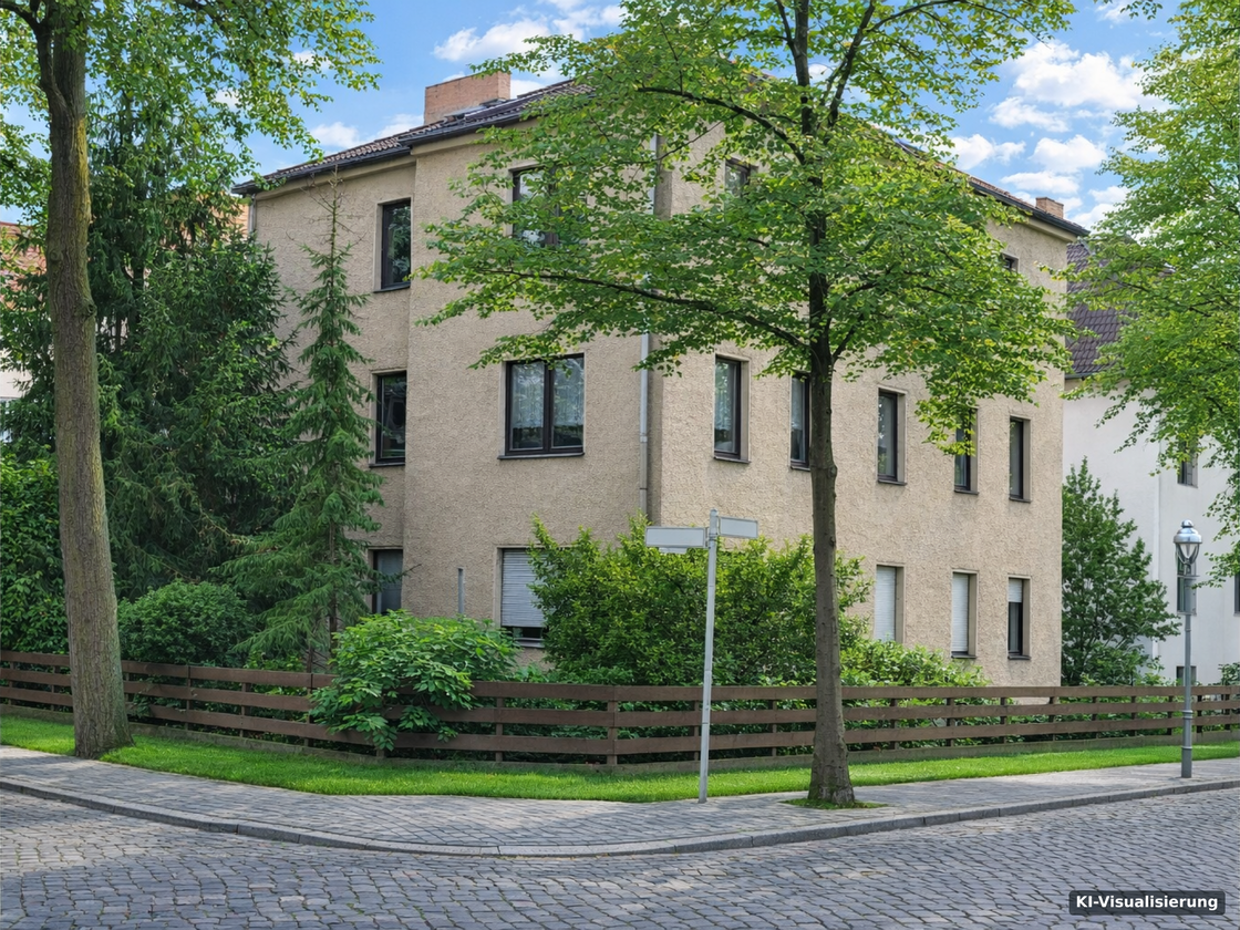 Hausansicht KI-Visualisierung