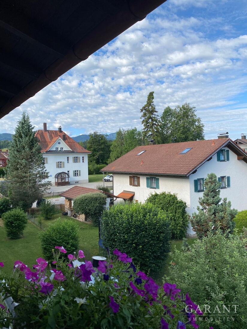Blick vom Balkon