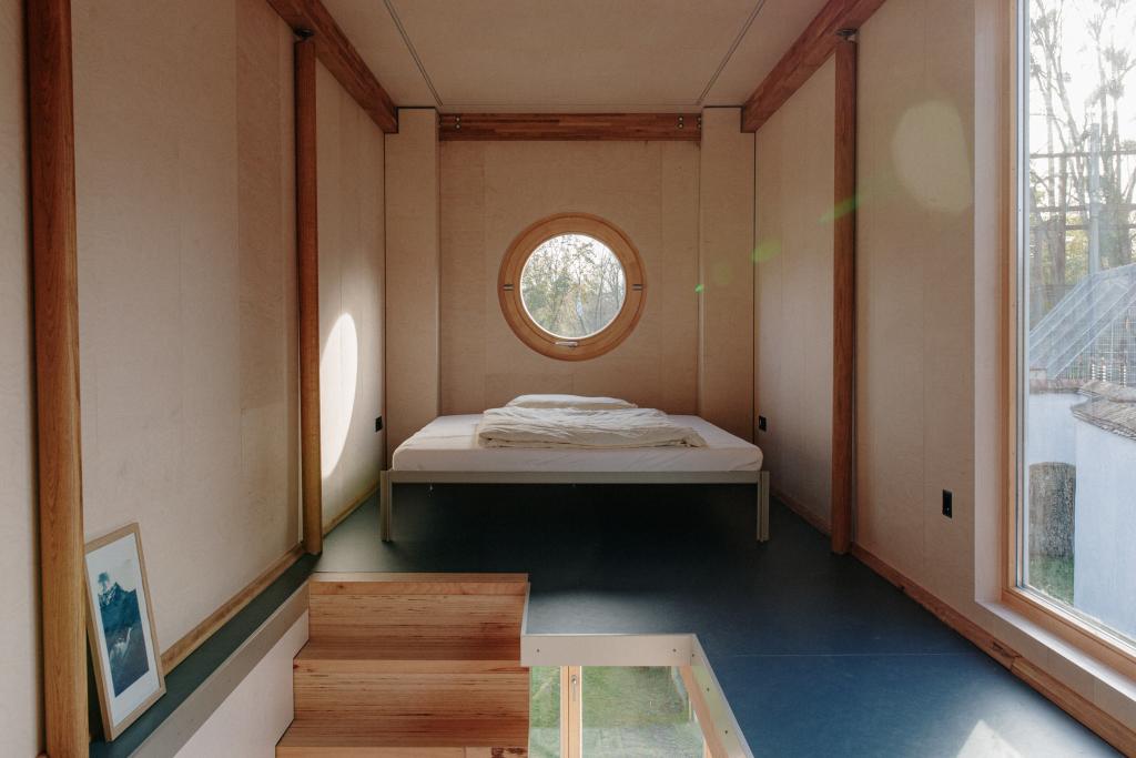 Schlafzimmer im Tiny House