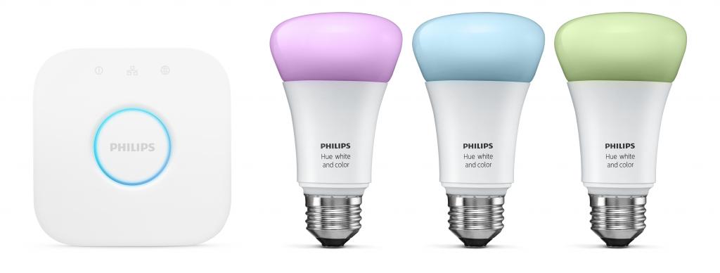 Farbige Hue-Leuchten von Philips