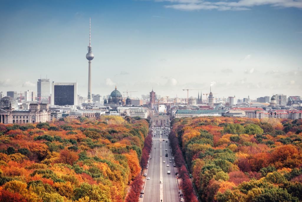 Berlin bei Herbst