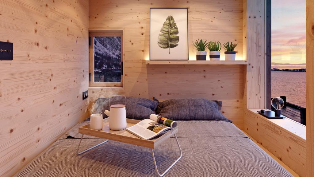 Innenansicht Tiny House im Buqez Eco Resort