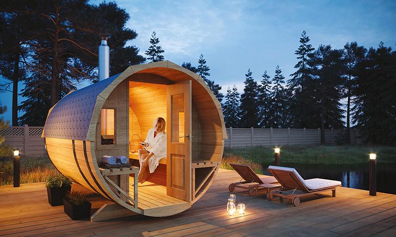 Die Gartensauna FinnTherm von GartenHaus.