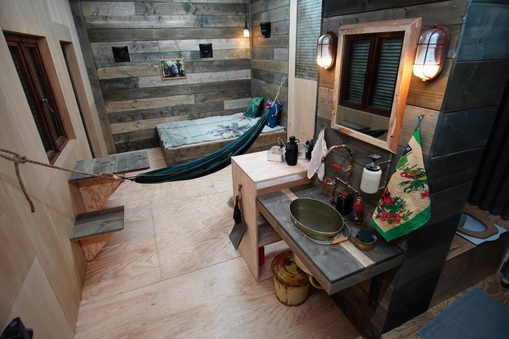 "Ich bin ein Star - Die große Dschungelshow": Inneneinrichtung des Tiny Houses.