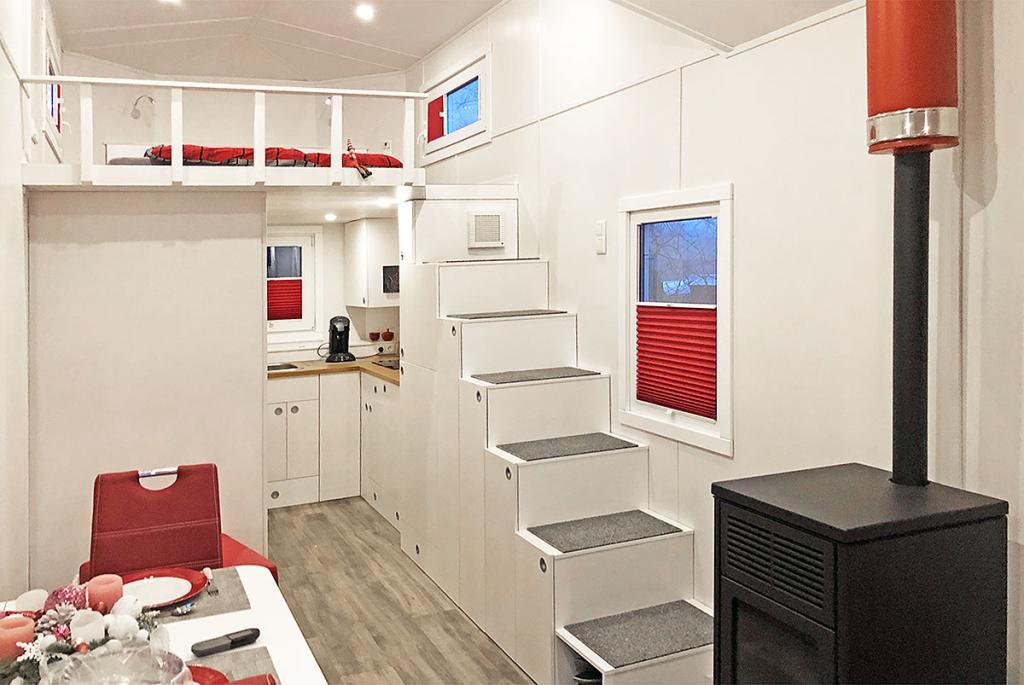 Blick in ein Tiny House von Rolling Tiny House