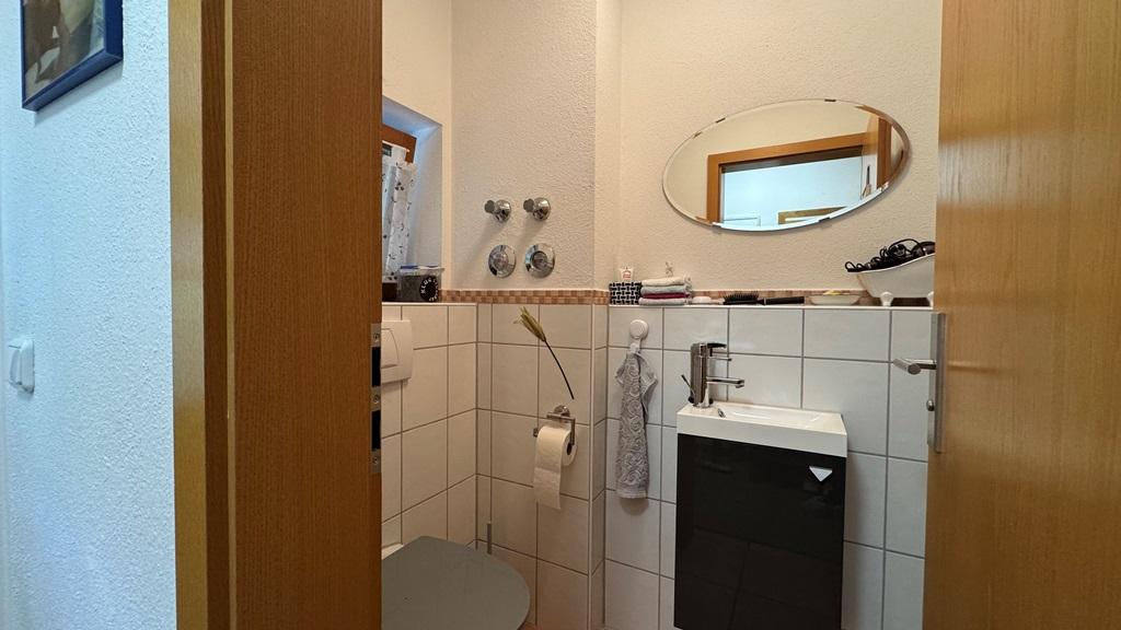 Gäste WC im Erdgeschoss