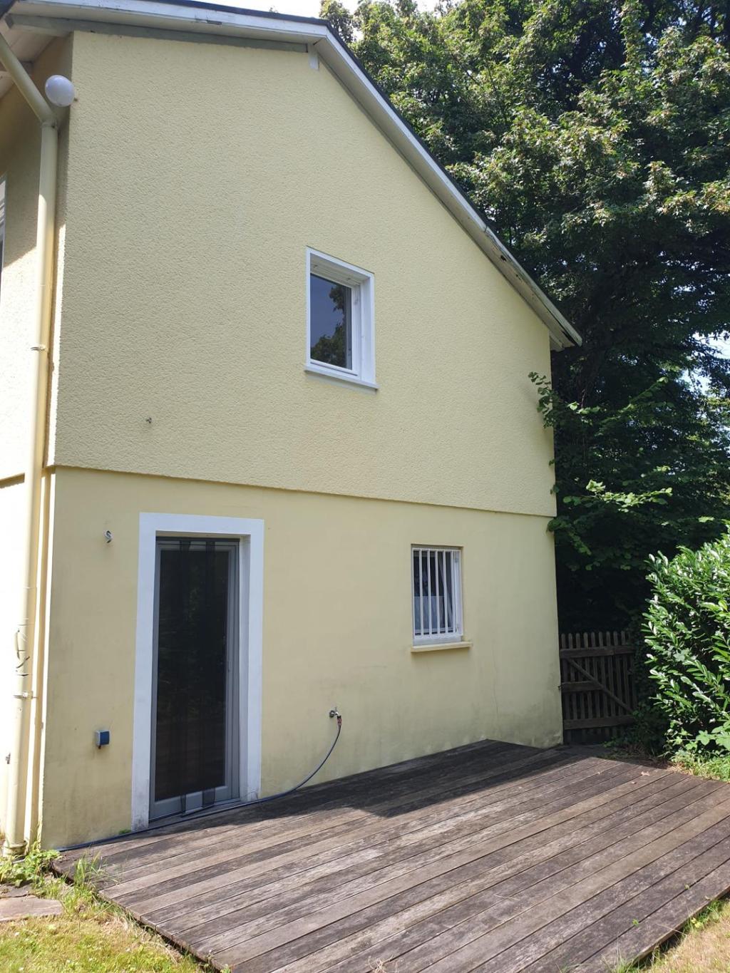 Blick zur Terrasse Einliegerwohnung