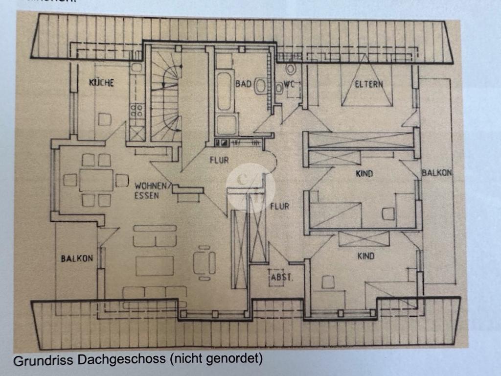 Grundriss - es bestehen Abweichungen!