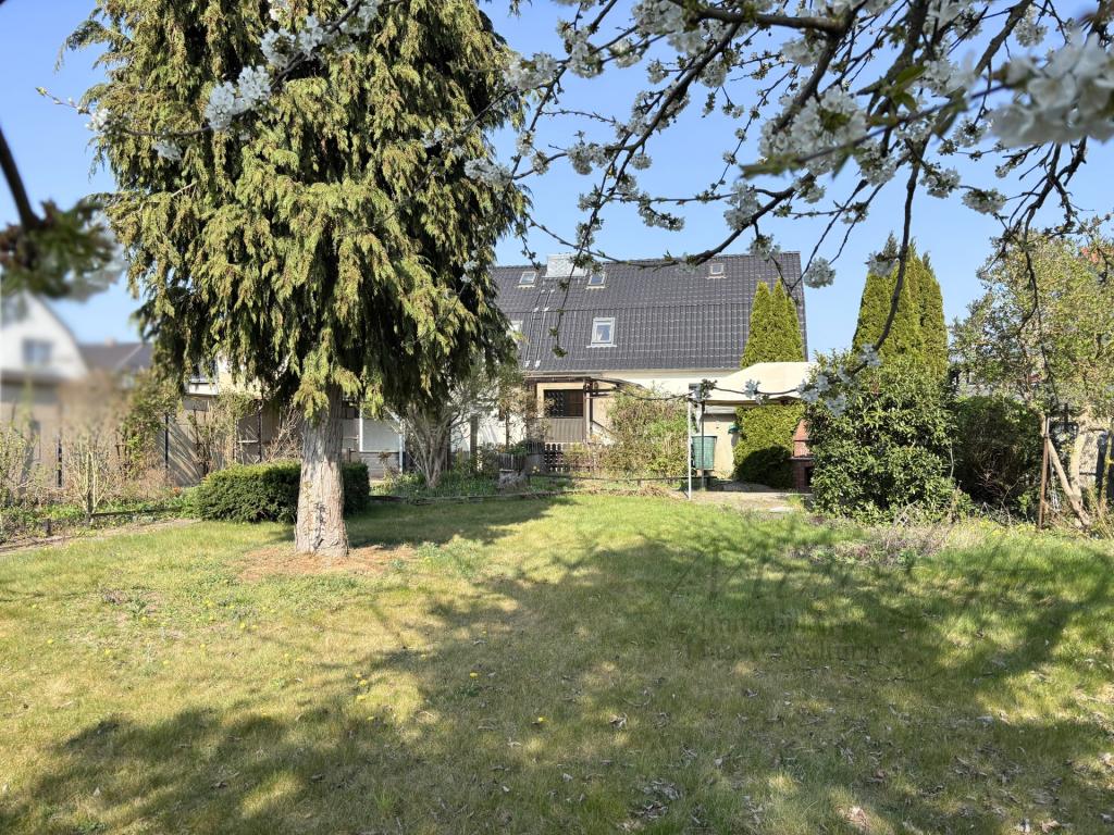 Großer Garten mit Grillecke