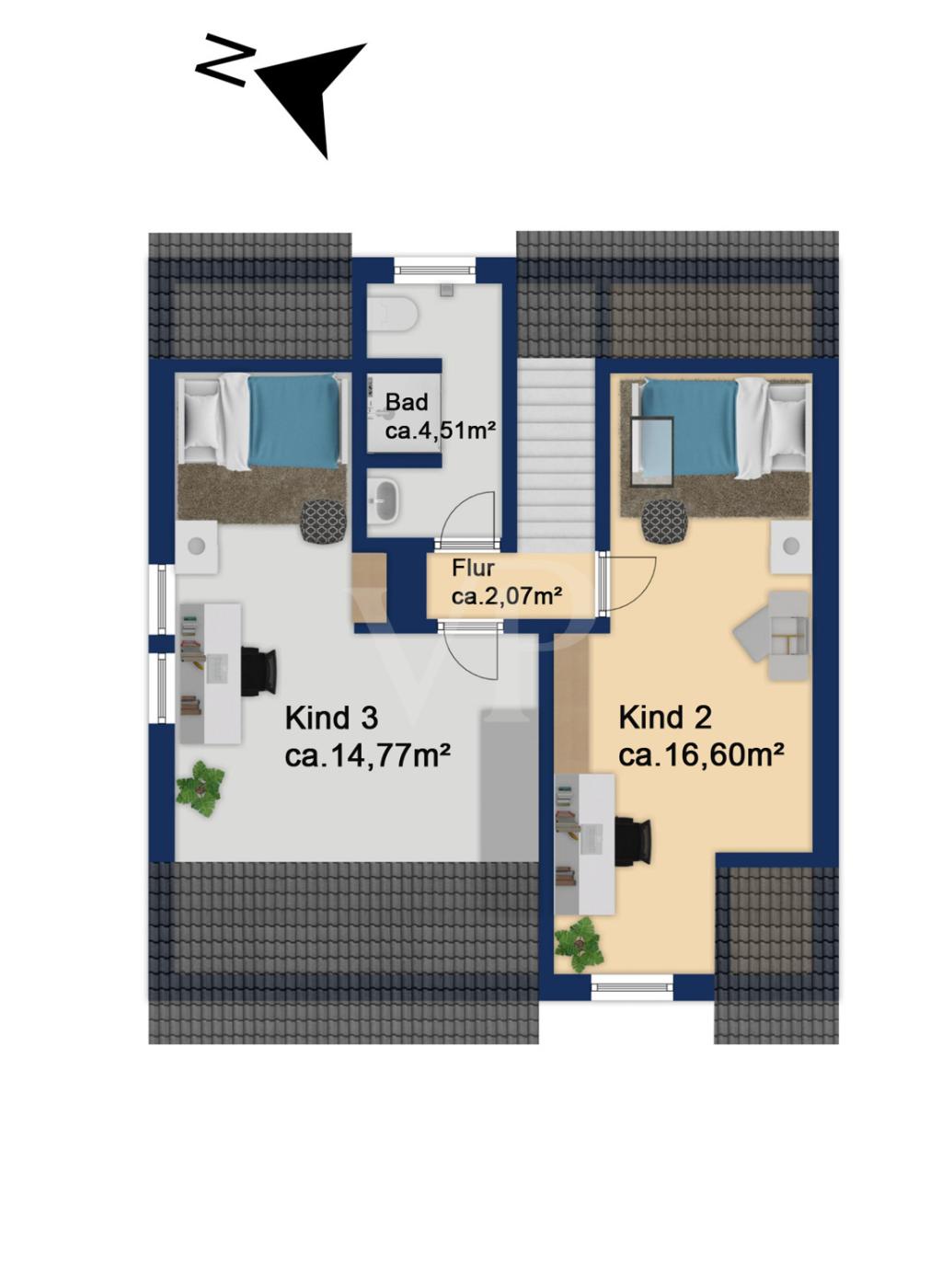 Grundriss Dachgeschoss