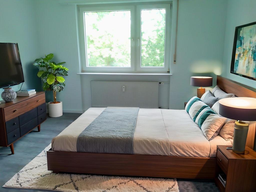 Schlafzimmer virtuelles Homestaging