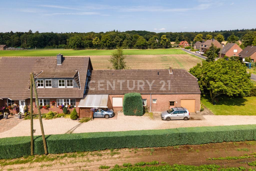 Vogelperspektive aufs Haus