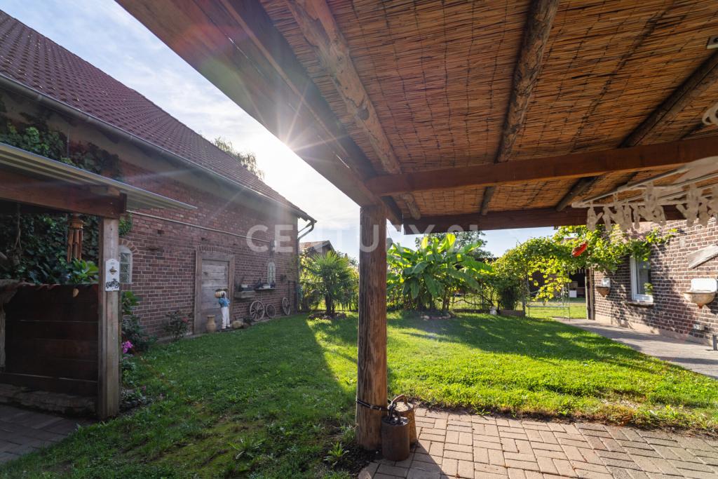 Überdachung im Garten