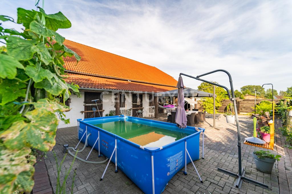 Platz genug für z.B. einen Pool