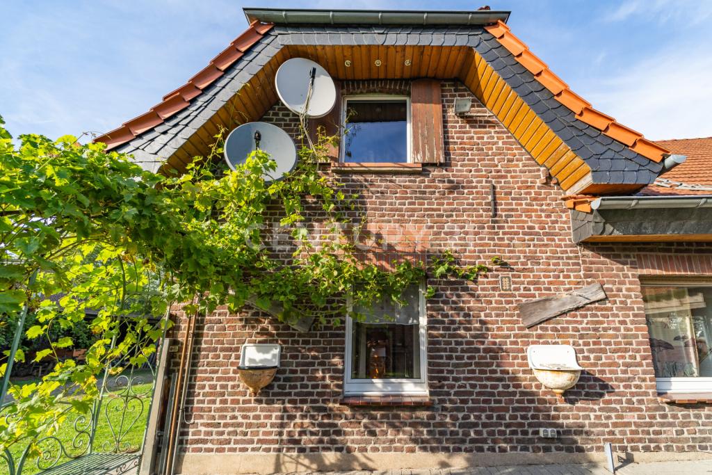 Ansicht auf einen Teil des Wohnhauses