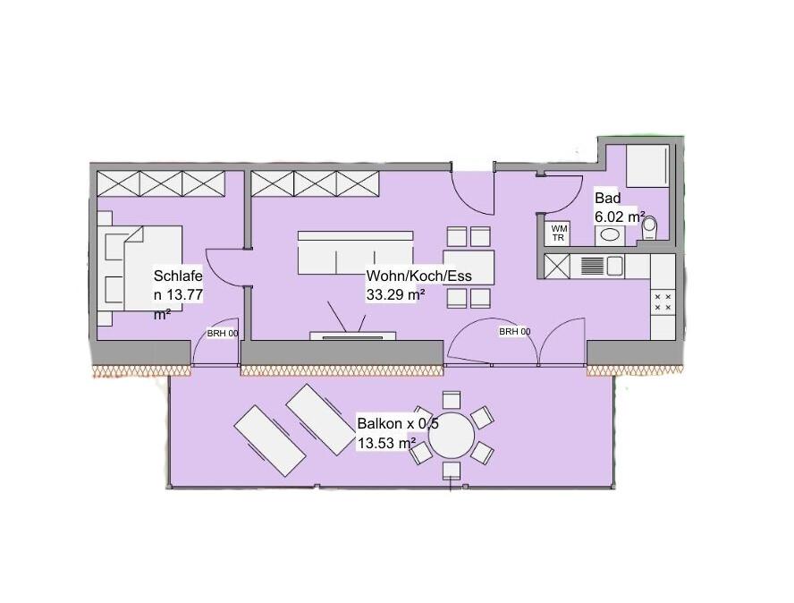 Exklusiver Erstbezug Neubau: Vollständig barrierefreie 2-Zimmer-Wohnung mit Balkon und Stellplatz - Foto 3