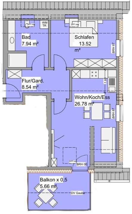 Exklusiver Erstbezug Neubau: Vollständig barrierefreie 2-Zimmer-Wohnung mit Balkon und Stellplatz - Foto 3