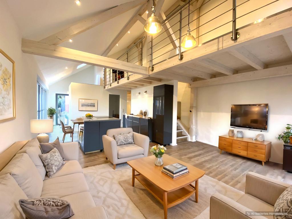 Rarität! - Stilvolle Kasarm mit 3,5 Zimmern, offenem Wohnkonzept, Terrasse & Gartennutzung - Photo 3